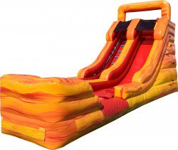 15ft20Single20Lane20Water20Slide Marble20Yellow20正确颜色 1716343768 Molten Lava Single Lane Slide